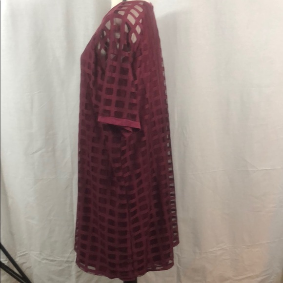 ASOS Curve Maroon Dress - Picture 3 of 5